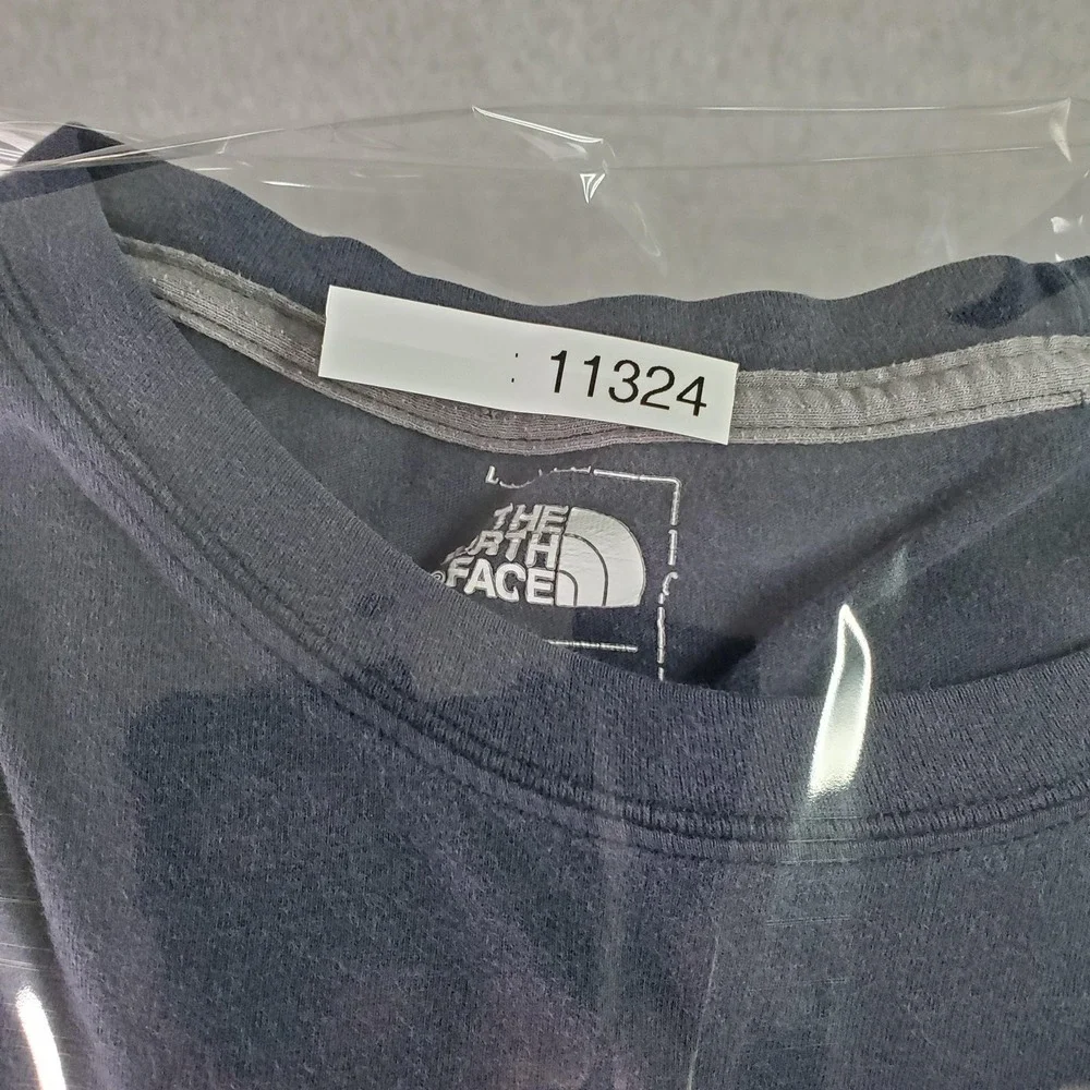 The North Face Shirt Mens XL Blue Logo Graphic Tee Standard Fit Cotton Outdoor